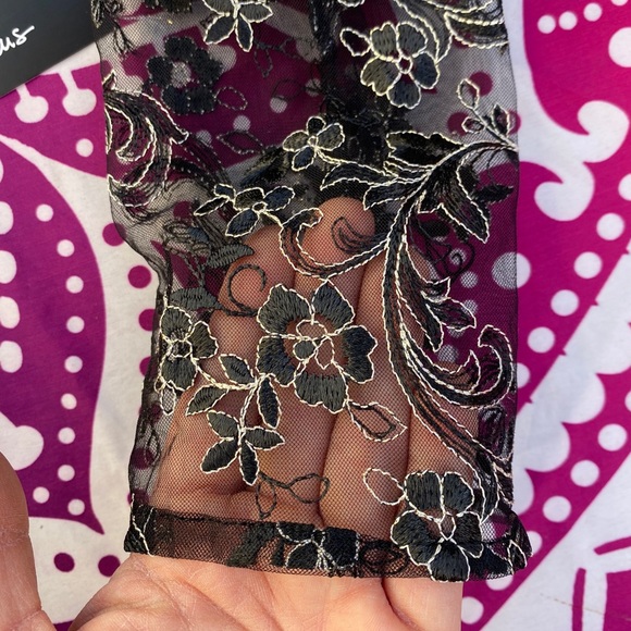 NWT Lulus Enraptured Embroidered Long Sleeve Dress - Picture 5 of 9